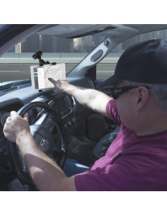 Soporte de Tablet iBOLT Tabdock BizMount - Ventosa Ajustable 7-10" 2