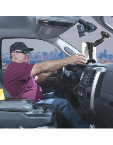 Soporte de Tablet iBOLT Tabdock BizMount - Ventosa Ajustable 7-10"