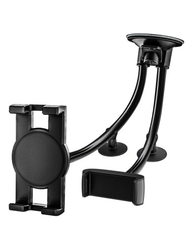 Soporte de Tablet y Teléfono para Coche Woleyi Doble Brazo 36cm