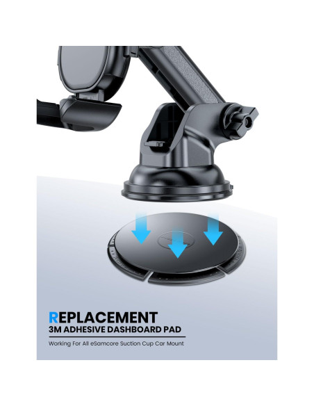 Almohadilla Adhesiva para Tablero eSamcore 4-Pack 79mm