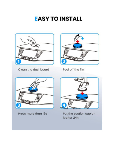 Almohadilla Adhesiva para Tablero eSamcore 4-Pack 79mm