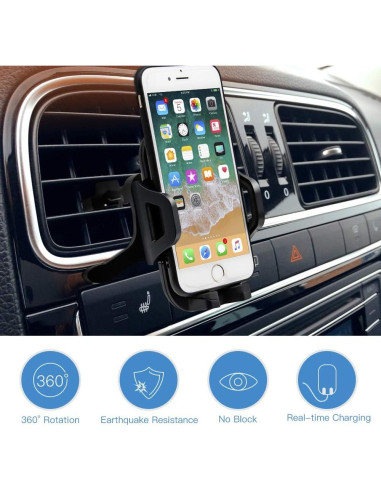 Soporte para Teléfono en Auto Sonkir Ajustable 360