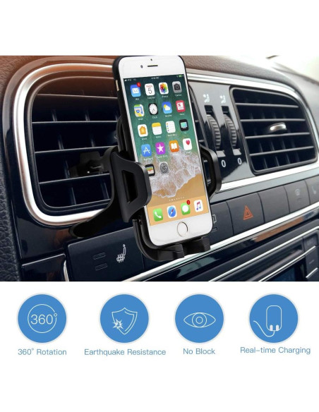 Soporte para Teléfono en Auto Sonkir Ajustable 360