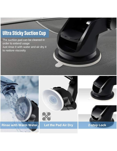 Soporte para Teléfono en Auto Sonkir Ajustable 360