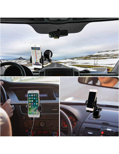 Soporte para Teléfono en Auto Sonkir Ajustable 360