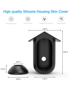 Funda de Silicona KOROAO para Cámara Arlo Essential 2da Gen 2