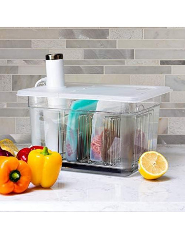 Bolsas de Almacenamiento Reutilizables BluePerlOne 1.89L - Silicona