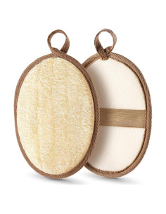 Esponja Exfoliante de Lufa Natural RIYNIBIY - 2 Piezas