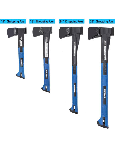 Hacha de Camping DESHIL 35.56 cm Acero Carbono Mango Nylon