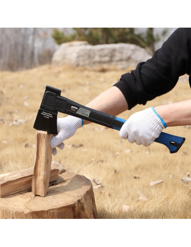 Hacha de Camping DESHIL 35.56 cm Acero Carbono Mango Nylon