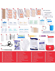 Kit de Primeros Auxilios Pumier Compacto Impermeable 263 Piezas 2