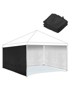 Pared Lateral Instantánea REDCAMP para Carpa 3 Piezas 300x190cm