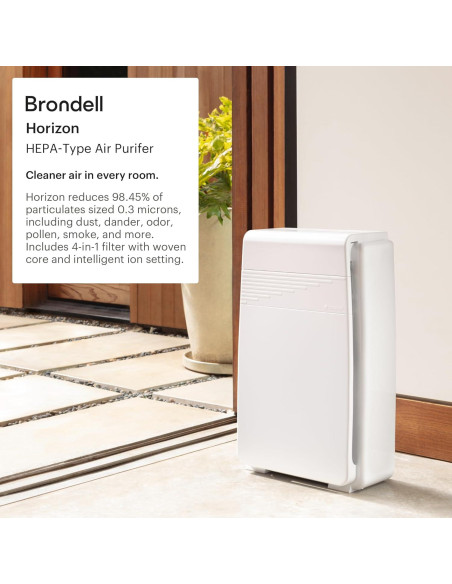 Purificador de Aire Brondell P200, 5 Etapas, HEPA, 52.3 m