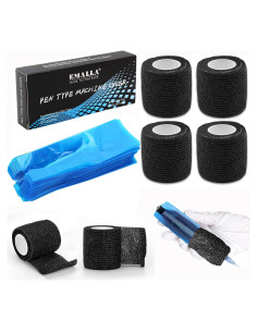 Cubiertas de máquina de tatuaje Urknall 200pcs + 4pcs cinta