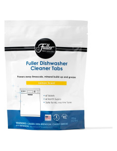 Tabletas Limpiadoras para Lavavajillas Fuller - 6 Meses Aroma Limón
