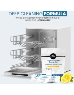 Tabletas Limpiadoras para Lavavajillas Fuller - 6 Meses Aroma Limón 2