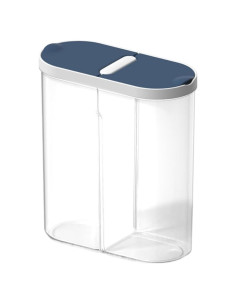 Contenedor de Grano NIOIPXA 2 Compartimentos 20.1x8.9x22.4cm Azul