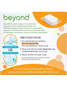 Tabletas para Lavavajillas Automático CF Direct 32 Unidades Biobasado 2