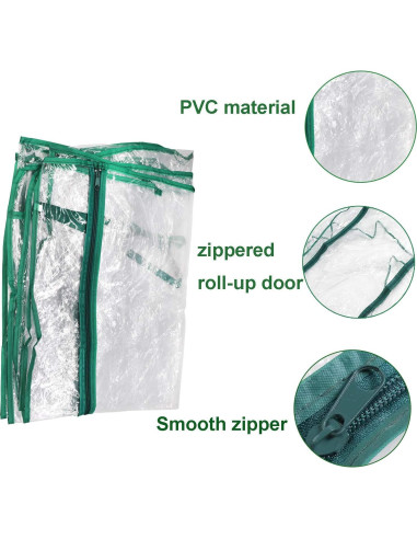 Mini Invernadero PVC Transparente 68.6x48.3x160 cm Together-life