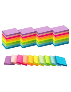 Notas Adhesivas Kozerite 3.81x5.08 cm 50 Pads 10 Colores