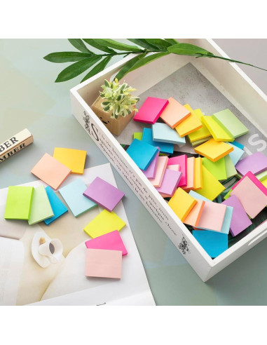 Notas Adhesivas Kozerite 3.81x5.08 cm 50 Pads 10 Colores