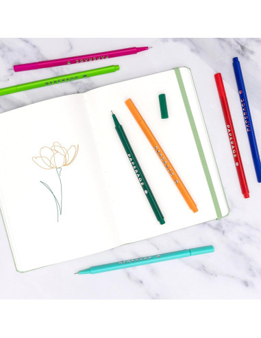 Cuaderno en Blanco PAPERAGE 160 Páginas Tapa Dura Negro