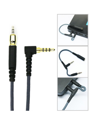 Cable de Audio NewFantasia 1.3m para Auriculares Sennheiser