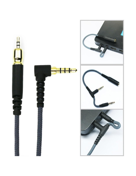 Cable de Audio NewFantasia 1.3m para Auriculares Sennheiser