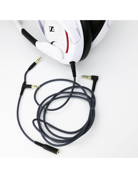 Cable de Audio NewFantasia 1.3m para Auriculares Sennheiser