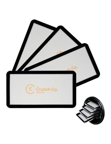 Alfombrillas de Silicona Crunch Co. para Deshidratador Harvest Right - 4 Piezas