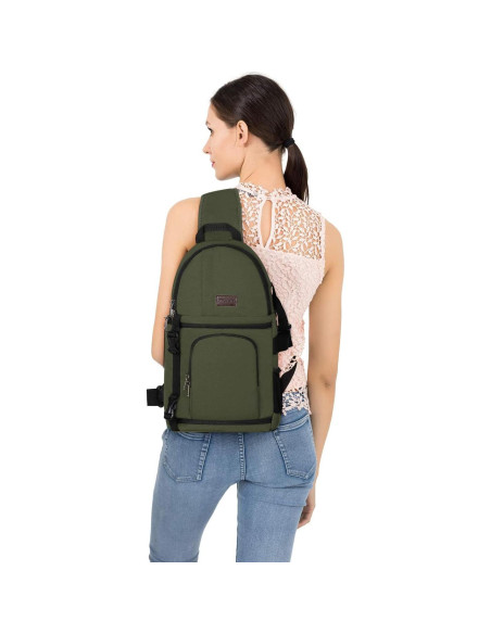 Bolsa de Mensajero MOSISO para Cámara DSLR/SLR/Mirrorless Verde