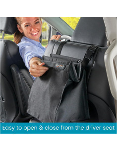 Bolsa de Basura para Auto TrashStash Impermeable 3 Galones Negro 2