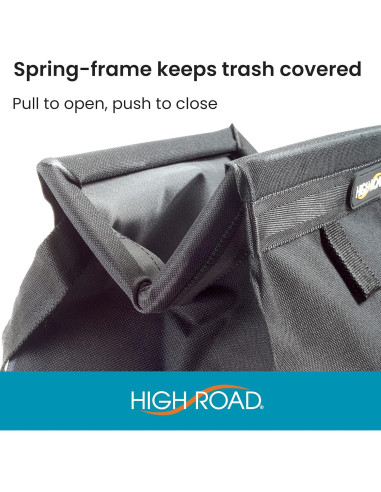 Bolsa de Basura para Auto TrashStash Impermeable 3 Galones Negro