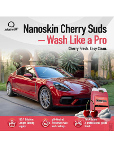 Champú Espumoso Nanoskin CHERRY SUDS 473 ml - Lavado de Autos 2