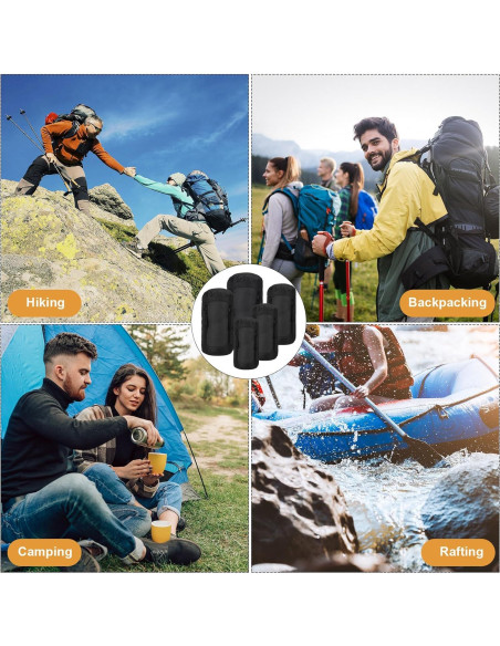 5 Sacos de Compresión Impermeables GliCraft para Mochilas 5L-35L