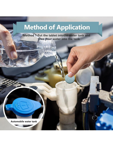 100 Tabletas Limpiaparabrisas Concentradas Apalie - 378.5L