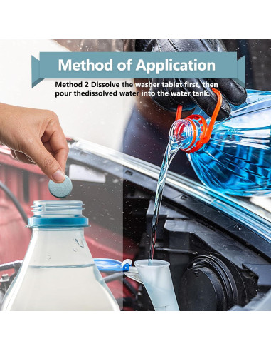 100 Tabletas Limpiaparabrisas Concentradas Apalie - 378.5L