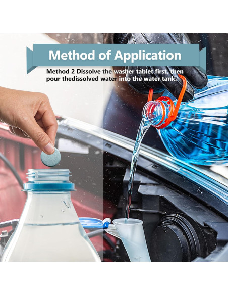 100 Tabletas Limpiaparabrisas Concentradas Apalie - 378.5L