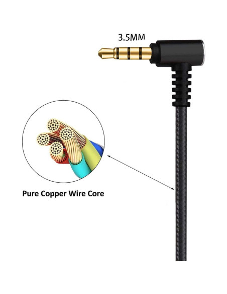 Cable de Audio Vcddom 2m para SteelSeries Arctis 3/5/7/Pro