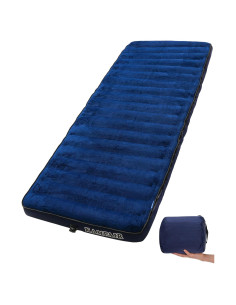 Colchón Inflable Kampair Individual 12.06 cm Algodón Azul
