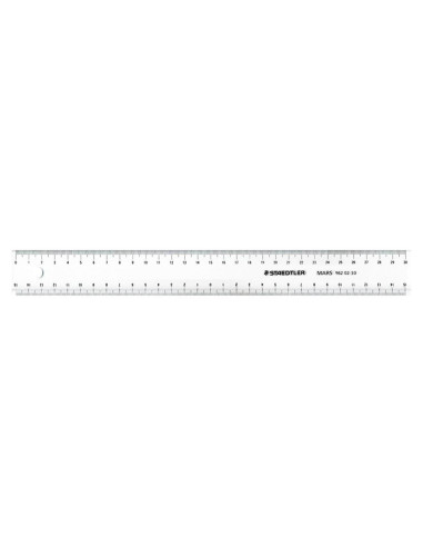 Regleta Staedtler 962 02-30 con Línea de Surco 30 cm