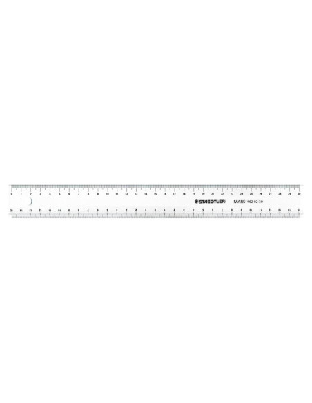 Regleta Staedtler 962 02-30 con Línea de Surco 30 cm