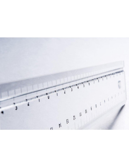 Regleta Staedtler 962 02-30 con Línea de Surco 30 cm