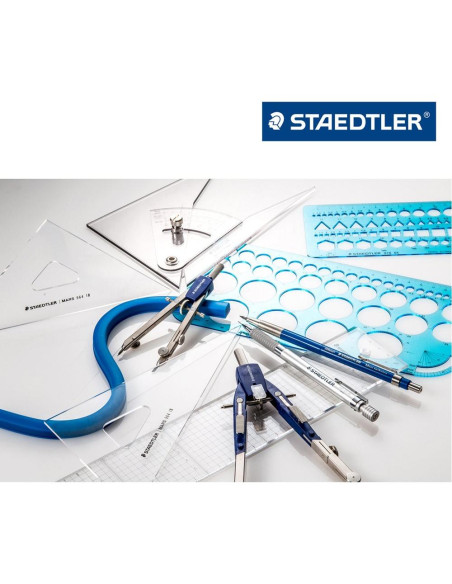 Regleta Staedtler 962 02-30 con Línea de Surco 30 cm