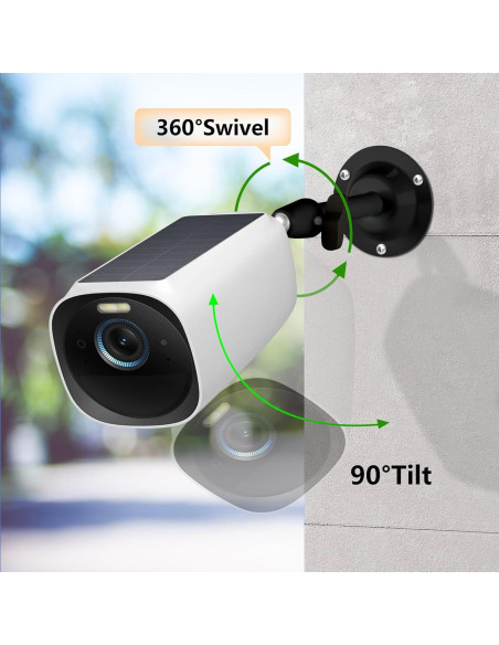 Soporte de Pared Ajustable para Cámara Eufy - Metal Resistente