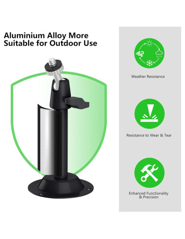 Soporte de Pared Ajustable para Cámara Eufy - Metal Resistente