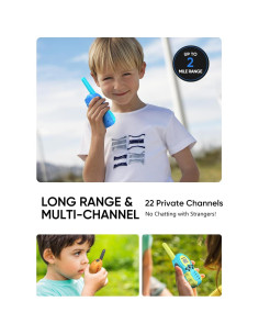 Walkie Talkies Recargables FOREDOM para Niños 3 Unidades 2