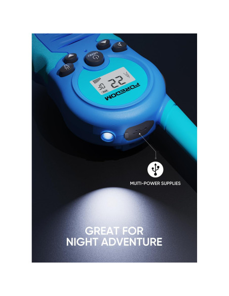 Walkie Talkies Recargables FOREDOM para Niños 3 Unidades