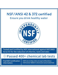 Filtro de Agua Inline Bringpure para RV, Paquete de 2, NSF 42/372 2