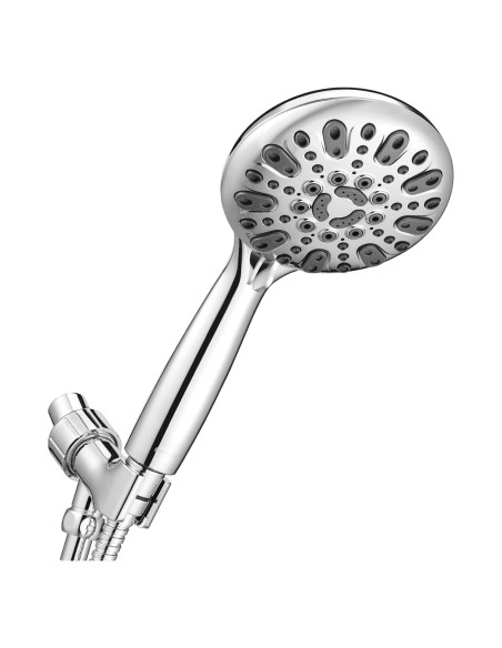 Cabezal de Ducha de Mano Couradric Cromo 6 Configuraciones 12.7 cm
